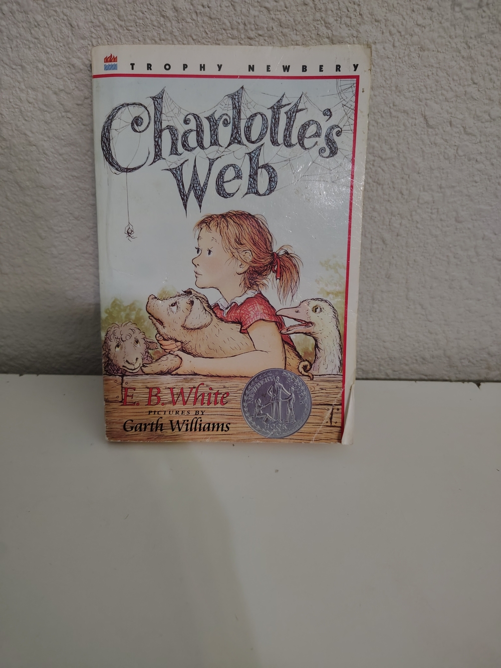 Charlotte's Web by E.B. White Children's Book Paperback Kids Educational Fiction